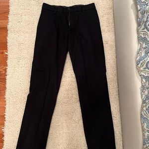 Dockers Black Chinos. Straight fit. Flat front. Worn but Good condition.